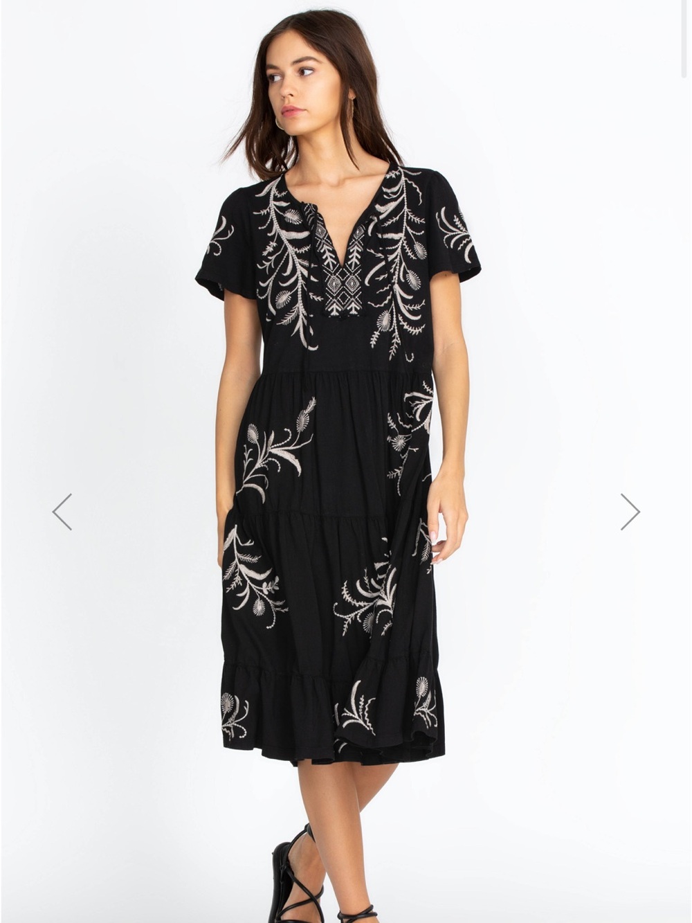 FERN TIERED KNIT DRESS